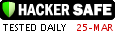 HACKER SAFE certified sites prevent over 99% of hacker crime.